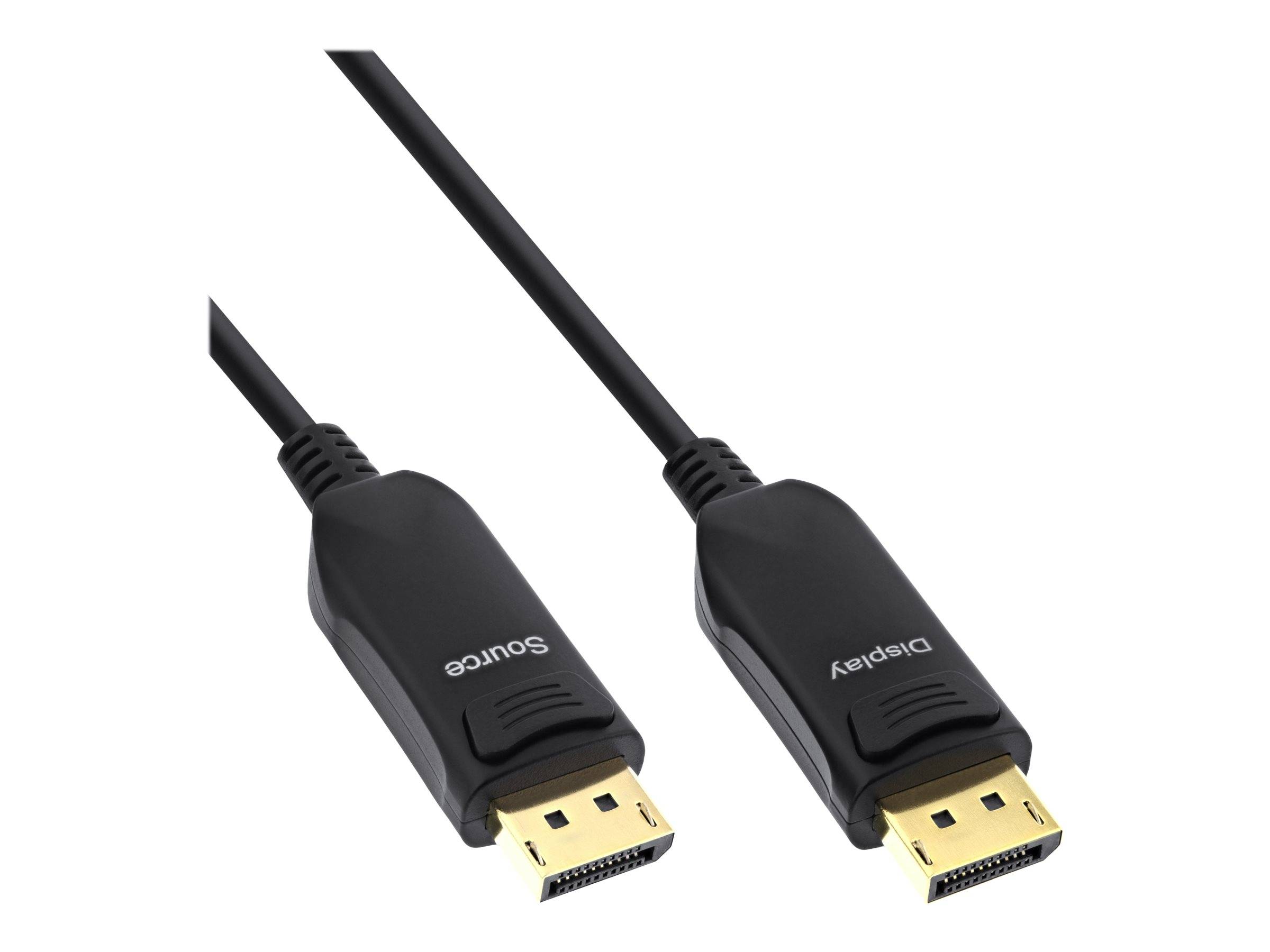 INLINE - DisplayPort 1.4 AOC Kabel - 8K4K - schwarz - 30m