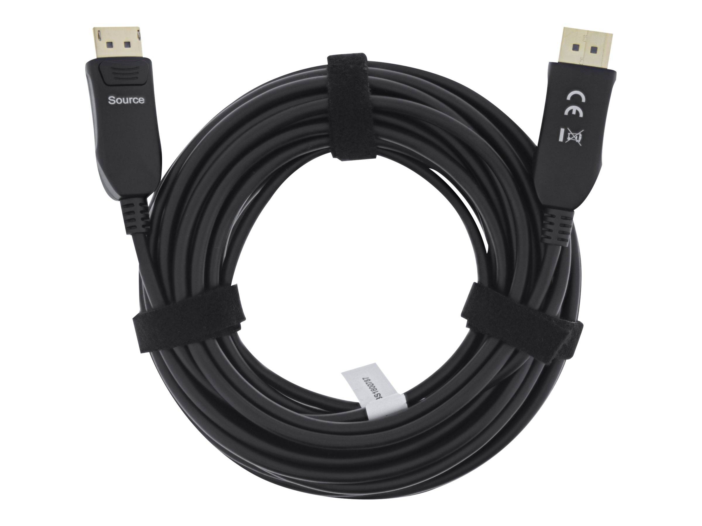 INLINE - DisplayPort 1.4 AOC Kabel - 8K4K - schwarz - 30m