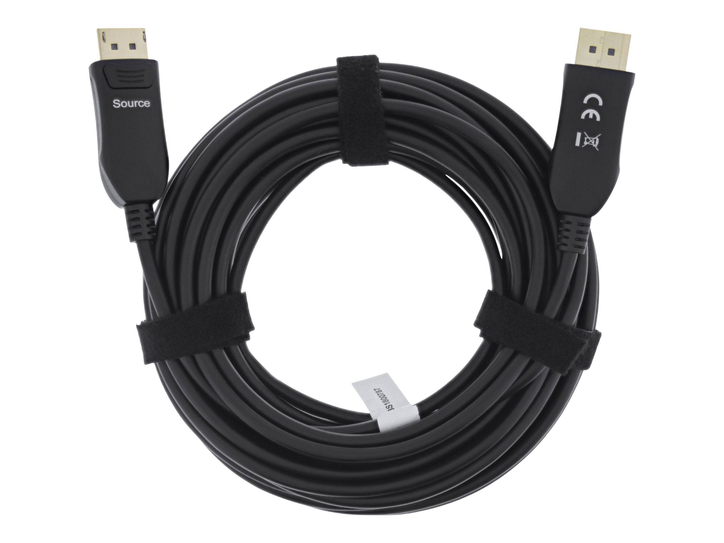 INLINE - DisplayPort 1.4 AOC Kabel - 8K4K - schwarz - 40m