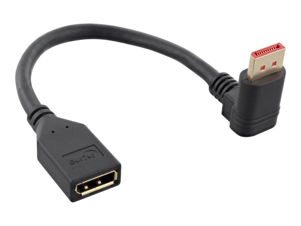 INLINE - DisplayPort 1.4 Adapterkabel ST/BU - 8K4K - nach unten gewinkelt