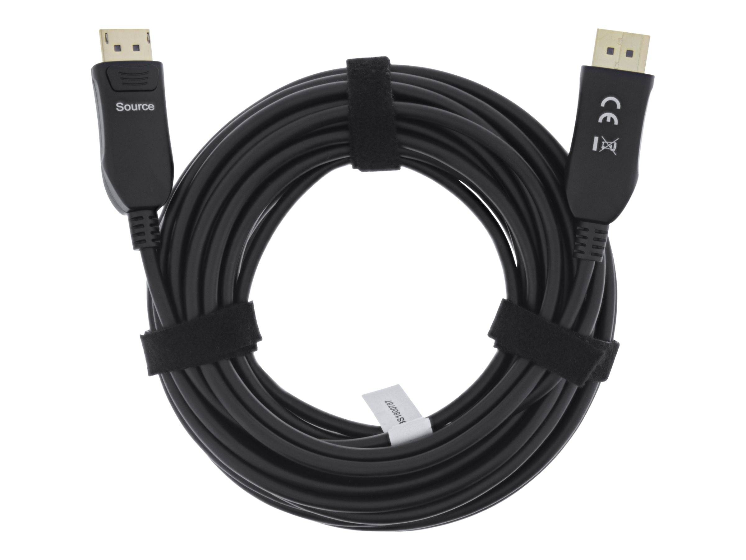 INLINE - DisplayPort 1.4 AOC Kabel - 8K4K - schwarz - 10m