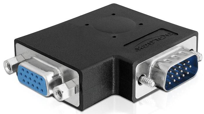 DeLOCK Adapter VGA male / female 90° angled - VGA-Adapter - HD-15 (VGA)