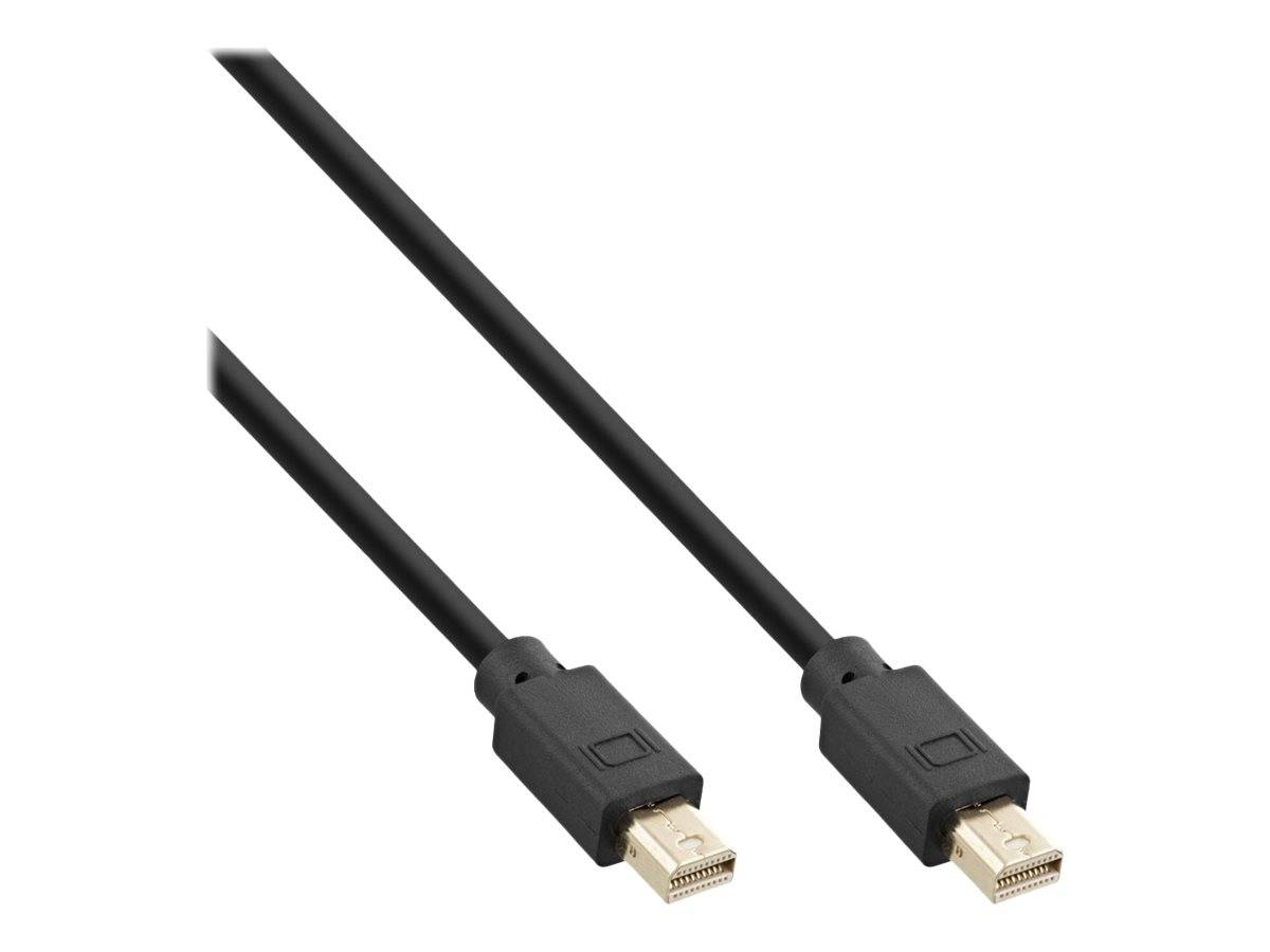 INLINE - Mini DisplayPort 1.4 Kabel - Stecker / Stecker schwarz/gold - 2m