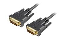 Sharkoon DVI-Kabel - Dual Link - DVI-D (M) - bis DVI-D (M) - 1 m - Schwarz