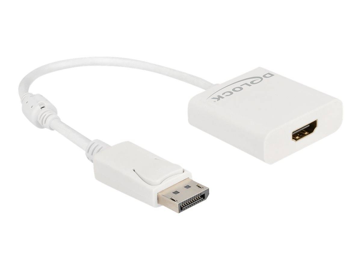 Delock - Videoadapter - DisplayPort männlich eingerastet bis HDMI weiblich