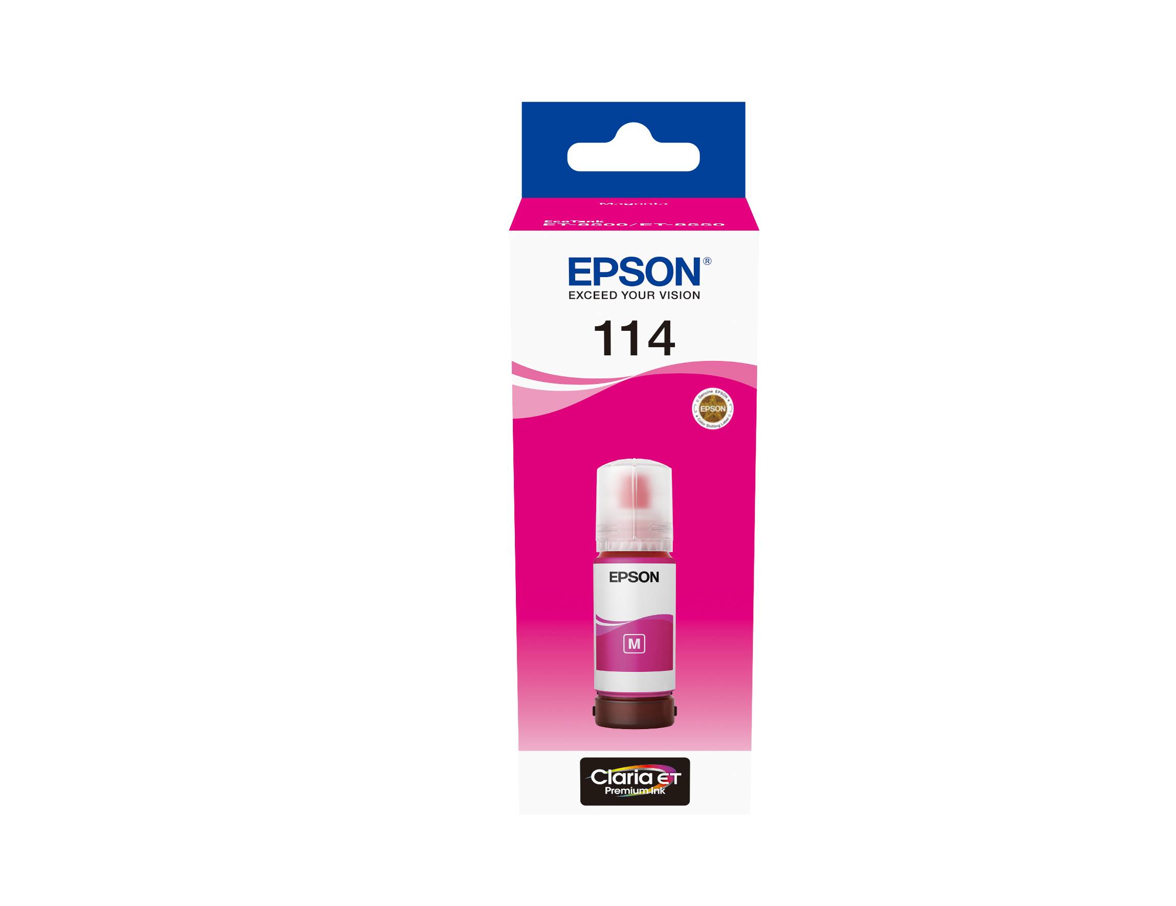 114 Magenta 2300 Seiten Tintenpatrone C13T07B340