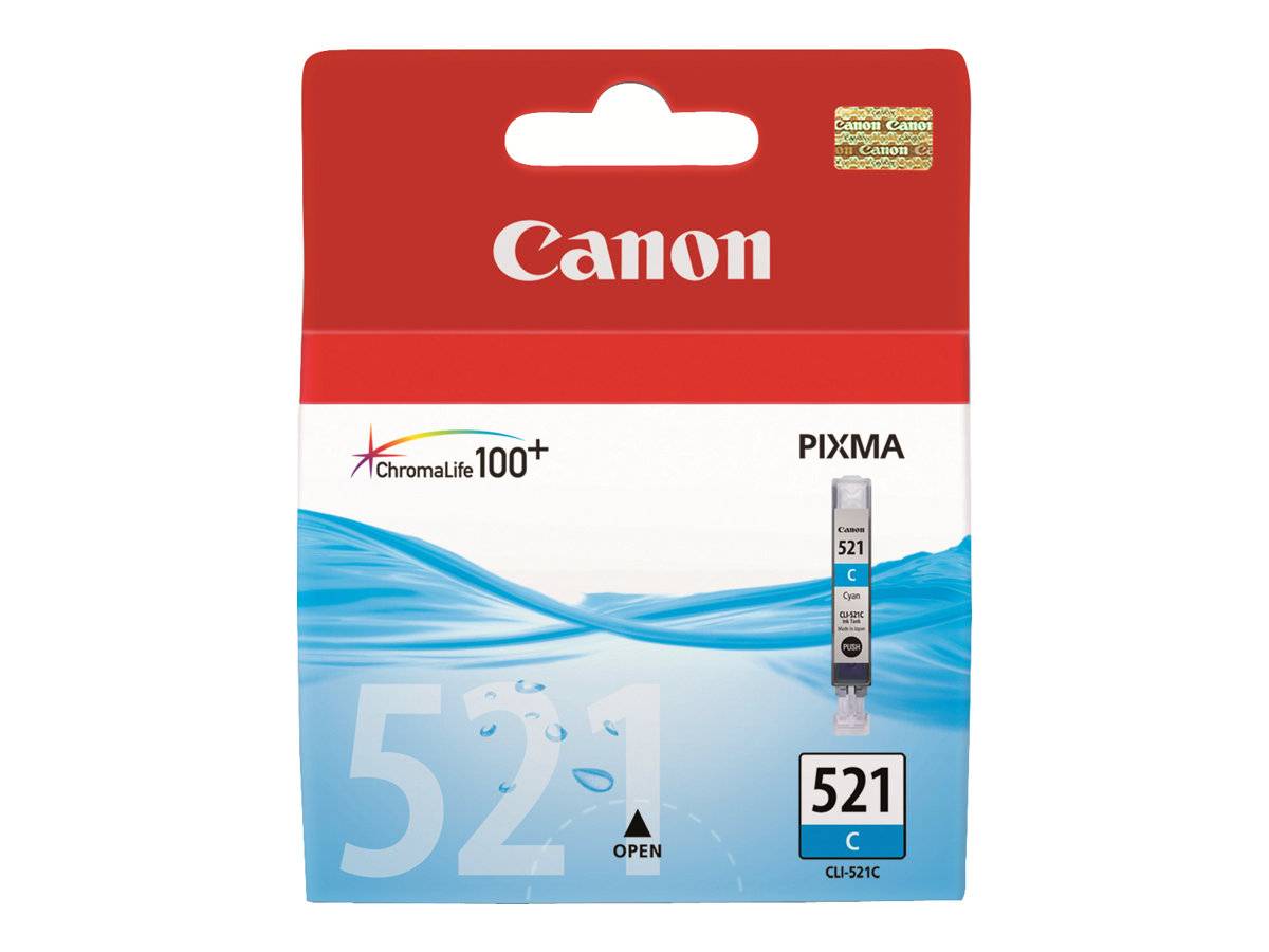 Canon CLI-521C - 9 ml - Cyan - Original - Blister mit Diebstahlsicherung