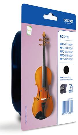 Brother LC127XLBK - Sehr hohe Ergiebigkeit - Schwarz
