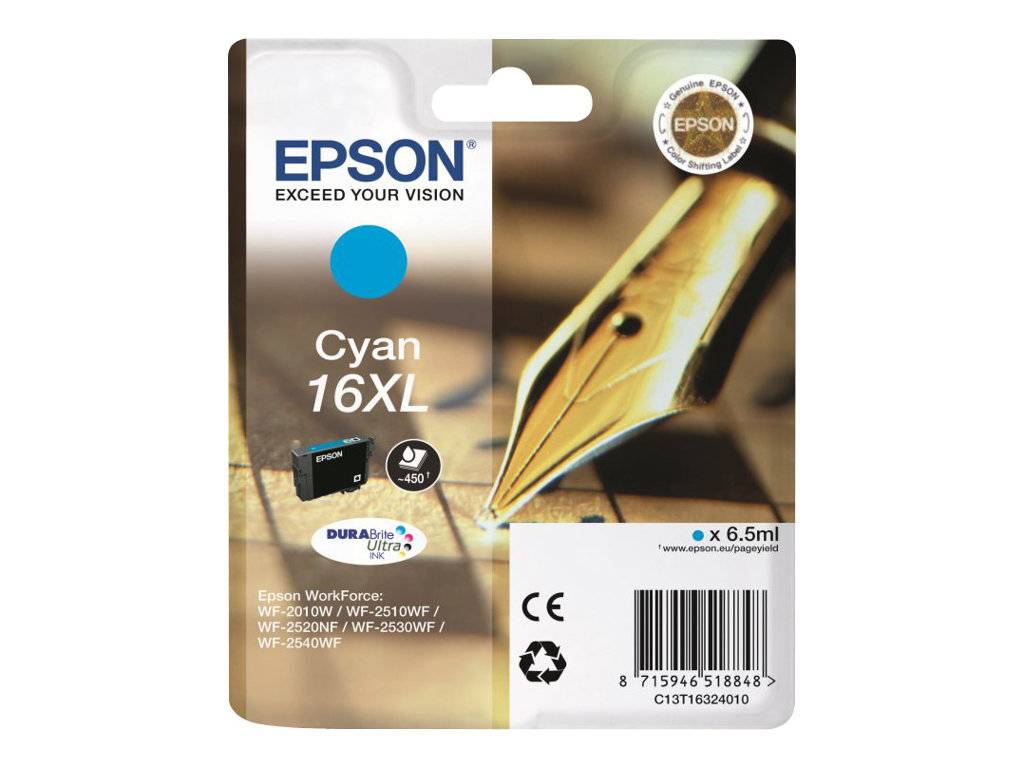 Epson 16XL - 6.5 ml - XL - Cyan - Original - Tintenpatrone