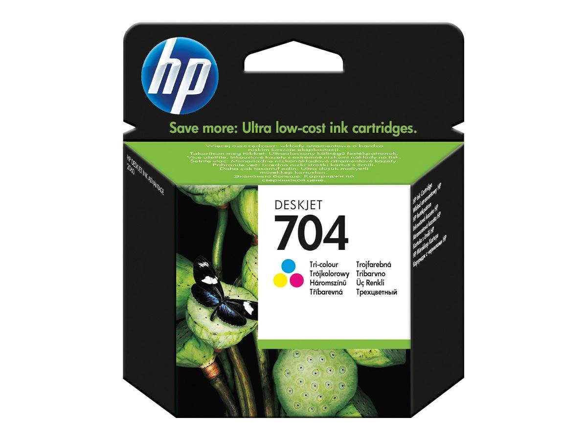 HP 704 - Farbe (Cyan, Magenta, Gelb) - Original