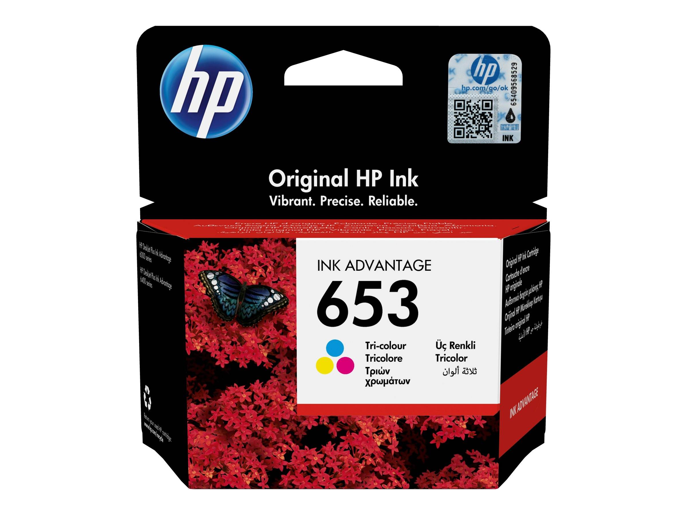 HP 653 - 5 ml - Farbe (Cyan, Magenta, Gelb) - Original