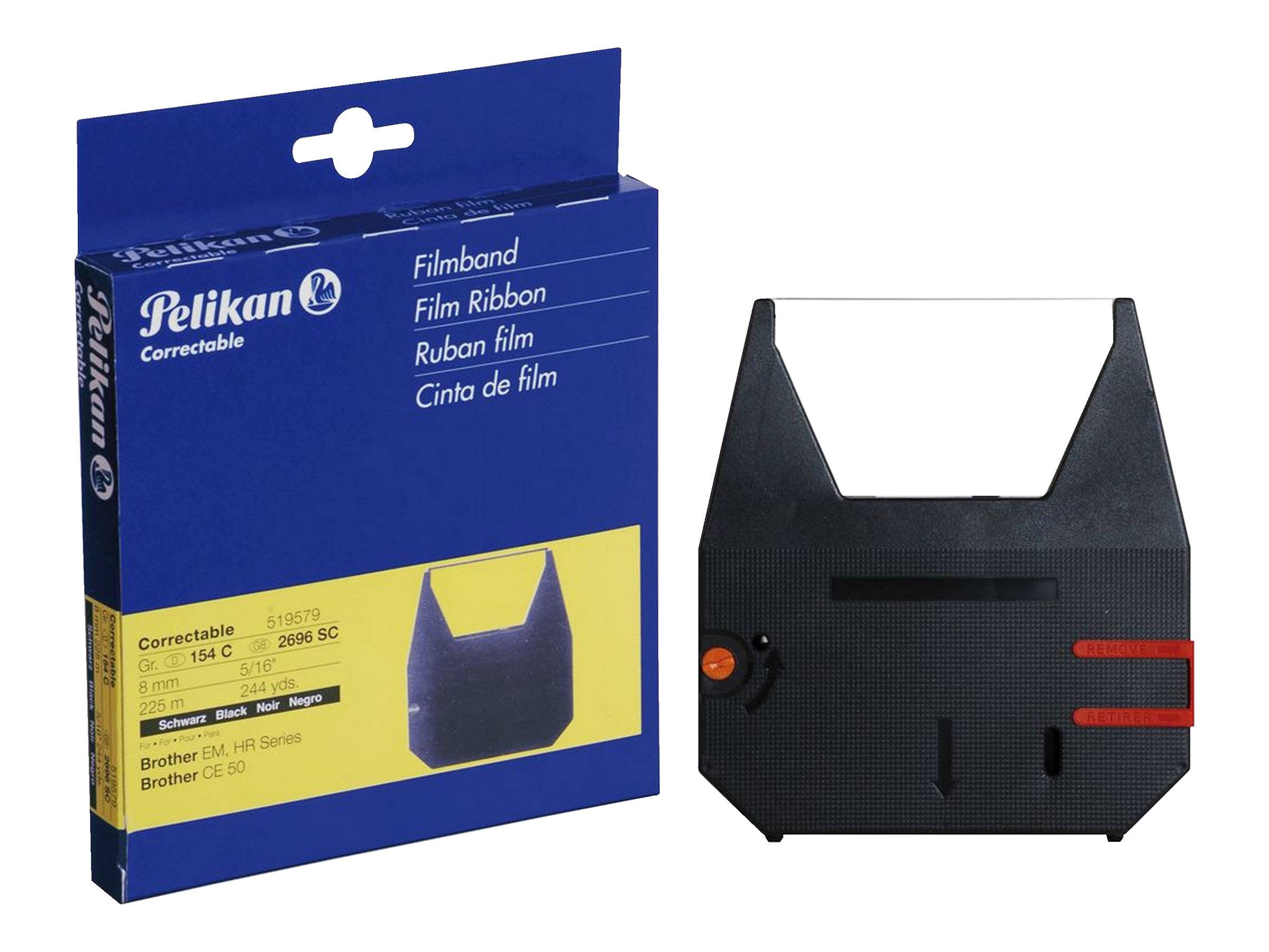 Pelikan Gr. 154 C - Schwarz - 8 mm x 225 m - Farbband - für Brother EM-200