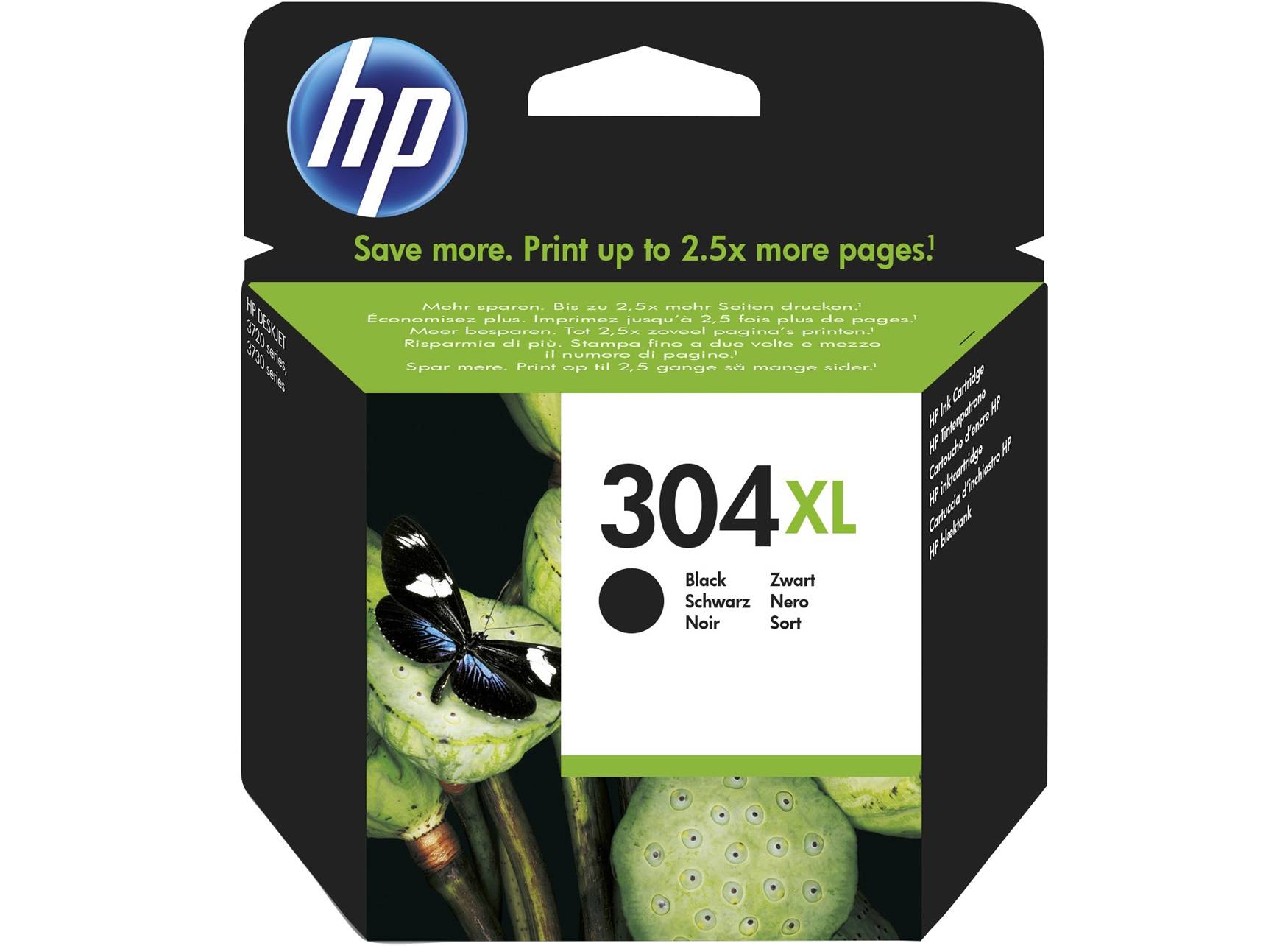 HP 304XL - Hohe Ergiebigkeit - Schwarz - Original