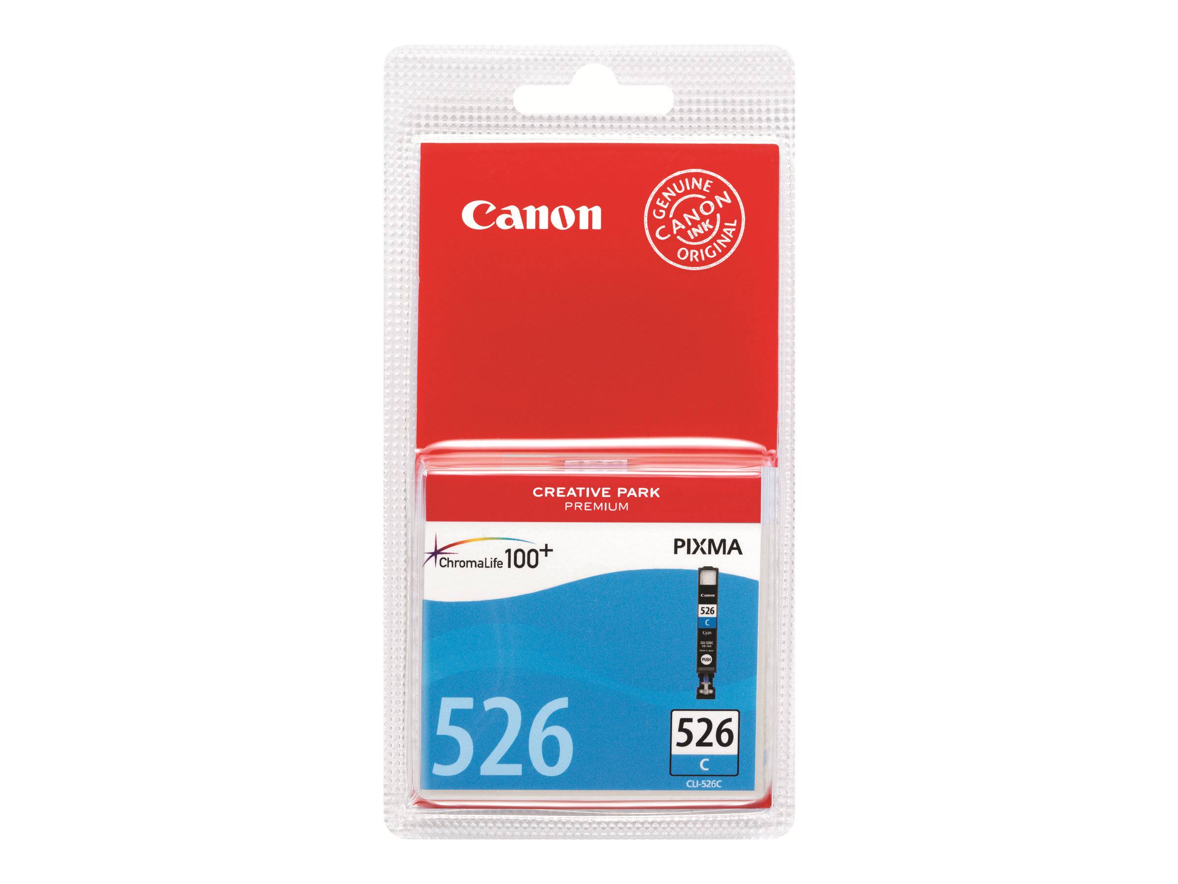 Canon CLI-526C - 9 ml - Cyan - original - Blister mit Diebstahlsicherung