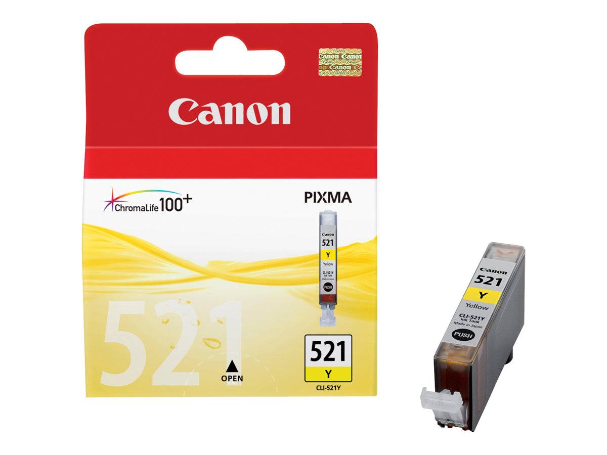 Canon CLI-521Y - 9 ml - Gelb - Original - Blister mit Diebstahlsicherung