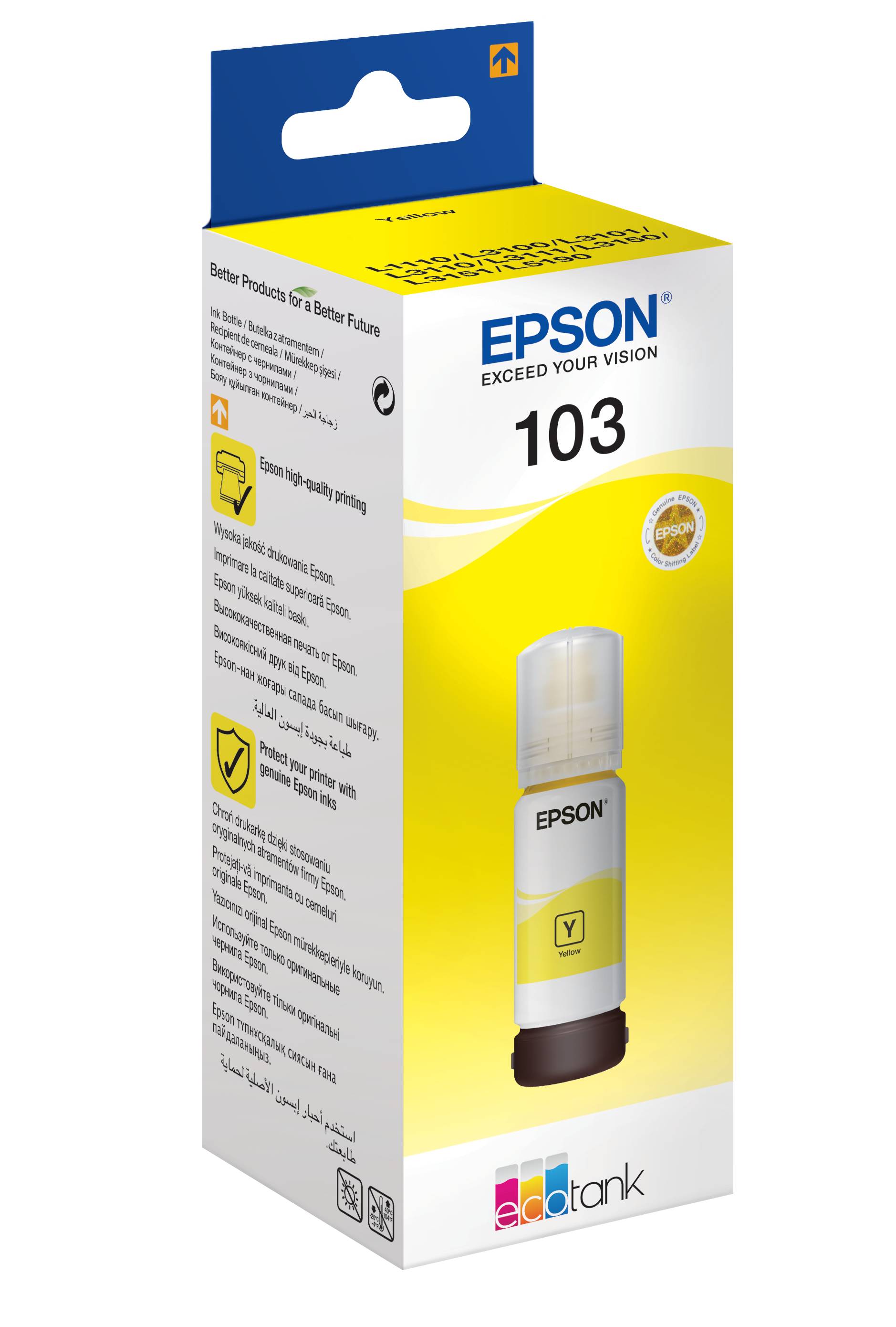 Epson 103 - 70 ml - Gelb - original - Nachfülltinte