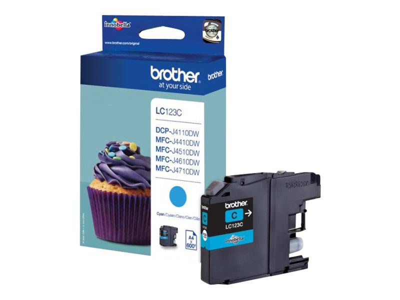 Brother LC123C - Hohe Ergiebigkeit - Cyan - original