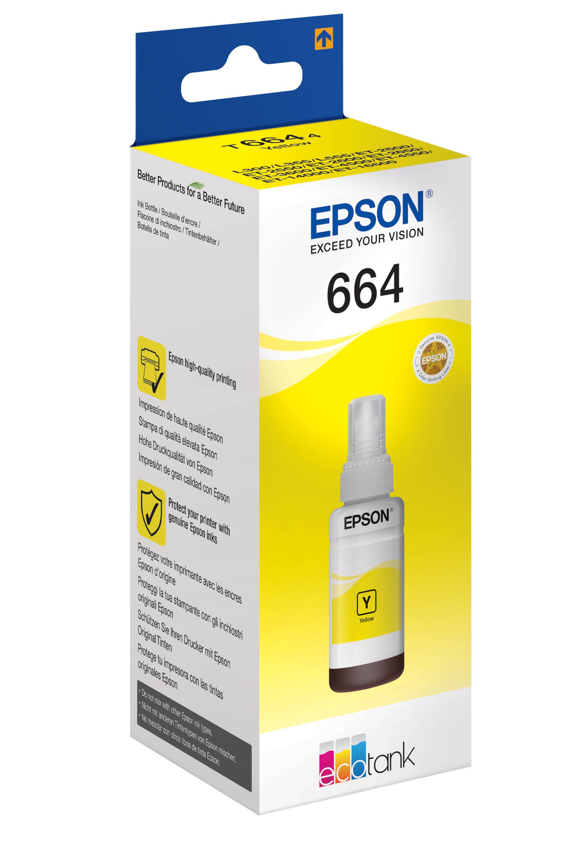 Epson T6644 - 70 ml - Gelb - original - Nachfülltinte