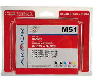 Armor - 5er-Pack - Schwarz, Gelb, Cyan, Magenta