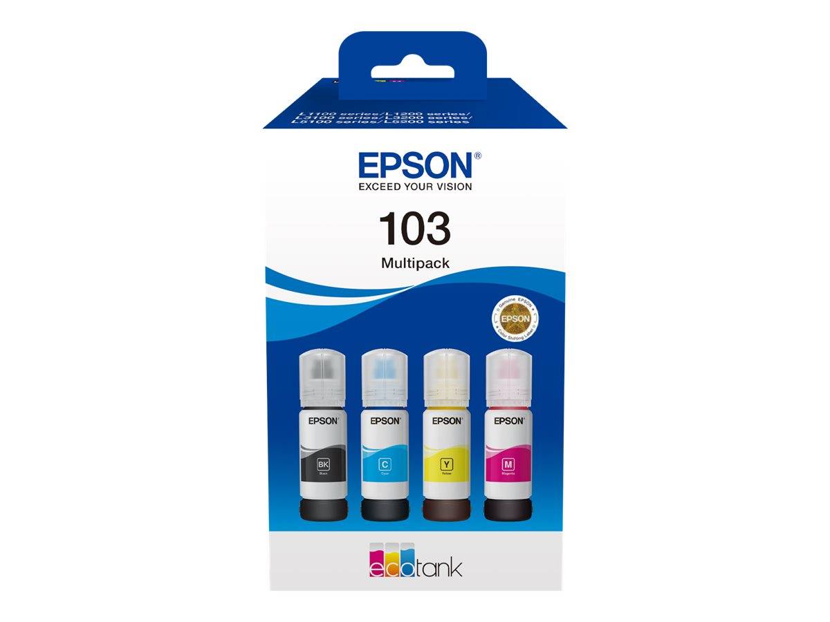 Epson 103 Multipack - 4er-Pack - Schwarz, Gelb, Cyan, Magenta