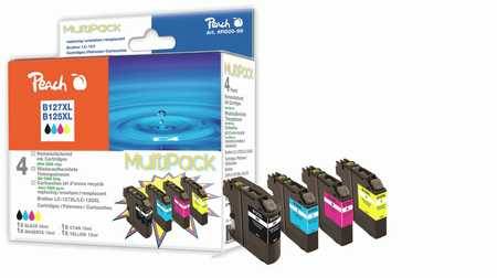 Peach Combi-Pack - 4er-Pack - Schwarz, Gelb, Cyan, Magenta