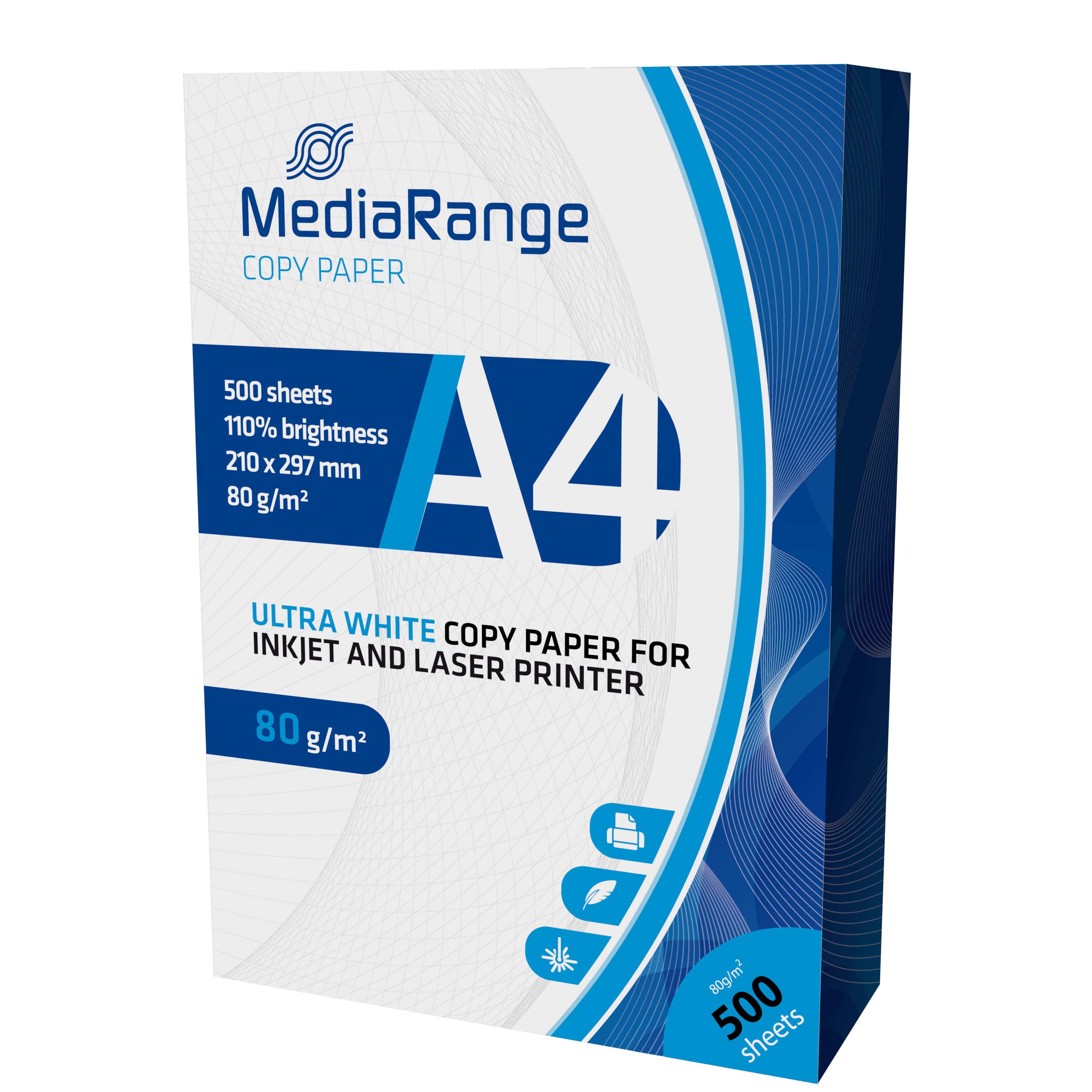 MediaRange - Hochweiß - A4 (210 x 297 mm) - 80 g/m²