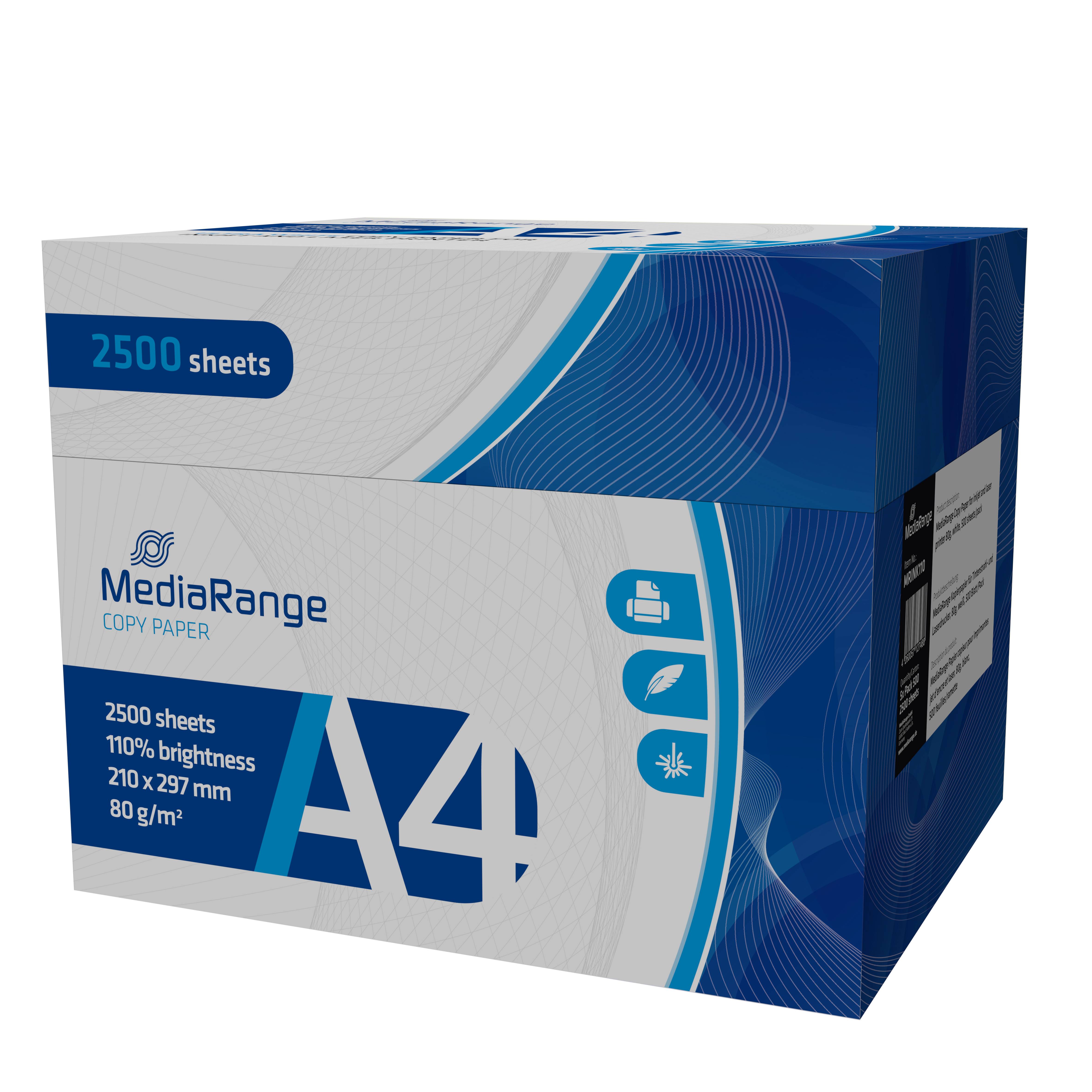 MediaRange - Hochweiß - A4 (210 x 297 mm) - 80 g/m²