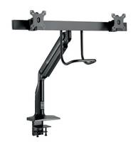 HAGOR HA - Befestigungskit (Tischmontage, Klammer, Schraubenmontage) - für 2 LCD-Displays - Schwarz - Bildschirmgröße: 43-81 cm (17"-32")