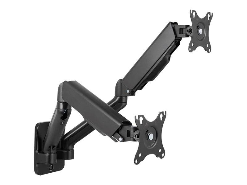 LogiLink - Befestigungskit - Gasfeder - für 2 LCD-/Plasma-Konsolen - Kunststoff, Stahl, Aluminium - Schwarz - Bildschirm