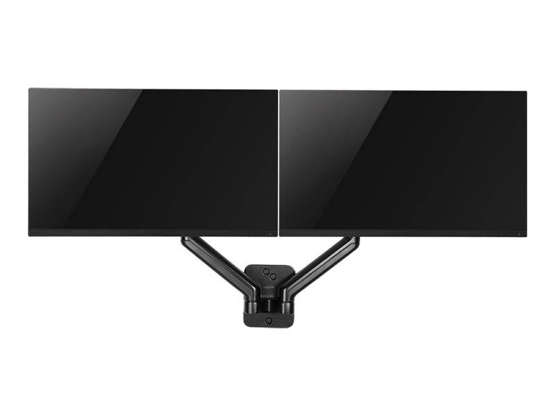 LogiLink - Befestigungskit - Gasfeder - für 2 LCD-/Plasma-Konsolen - Kunststoff, Stahl, Aluminium - Schwarz - Bildschirm