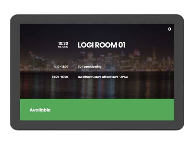 Digitale Raumbelegungsanzeige für „LOGI ROOM 01