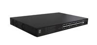 LevelOne FGP-2831 - Unmanaged - Fast Ethernet (10/100) - Power over Ethernet (PoE) - Rack-Einbau - 1U