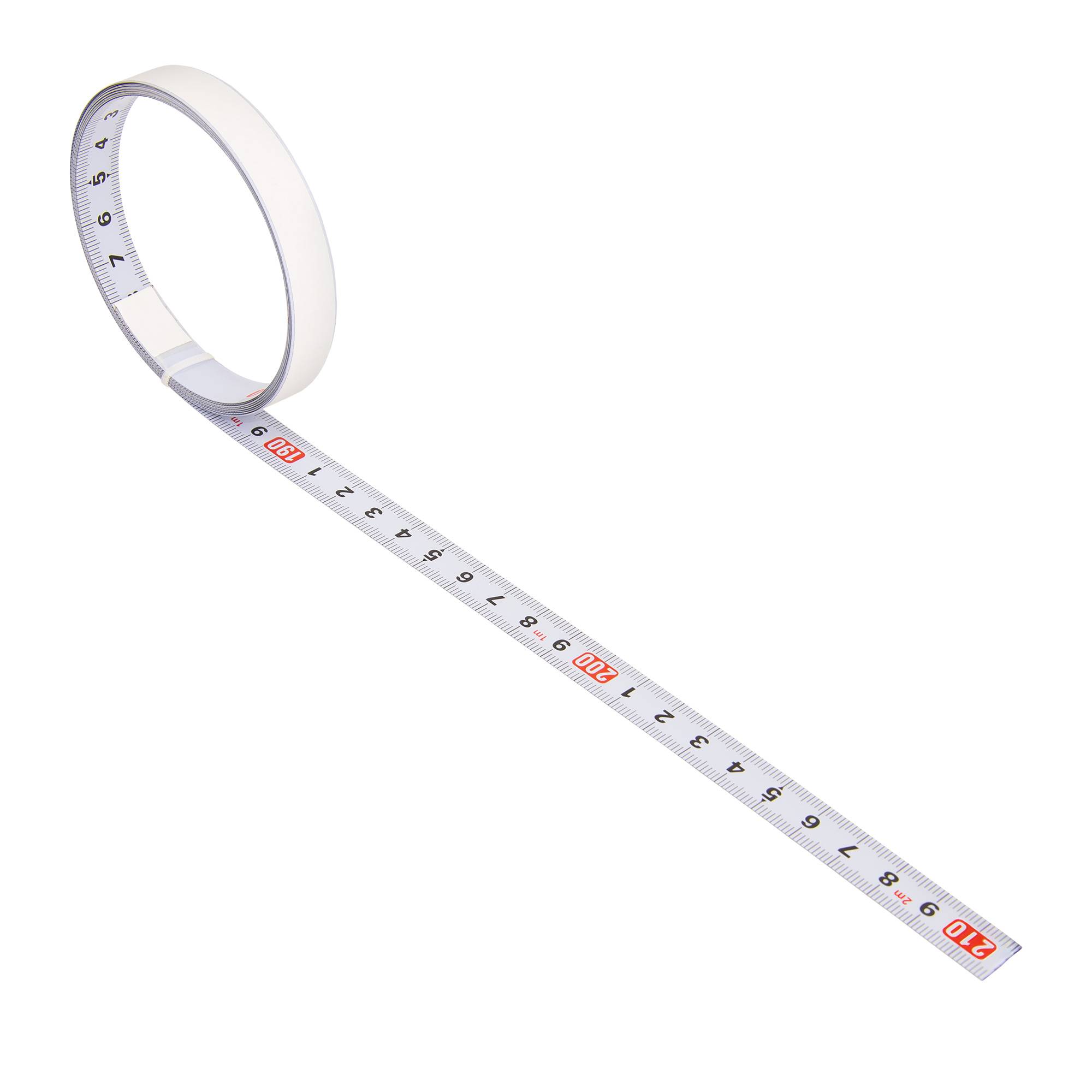 SCHMIDT systemprofile Maßband 2m Rechts-Links Skala Stahl Skalenbandmaß selbstklebend Bandmaß