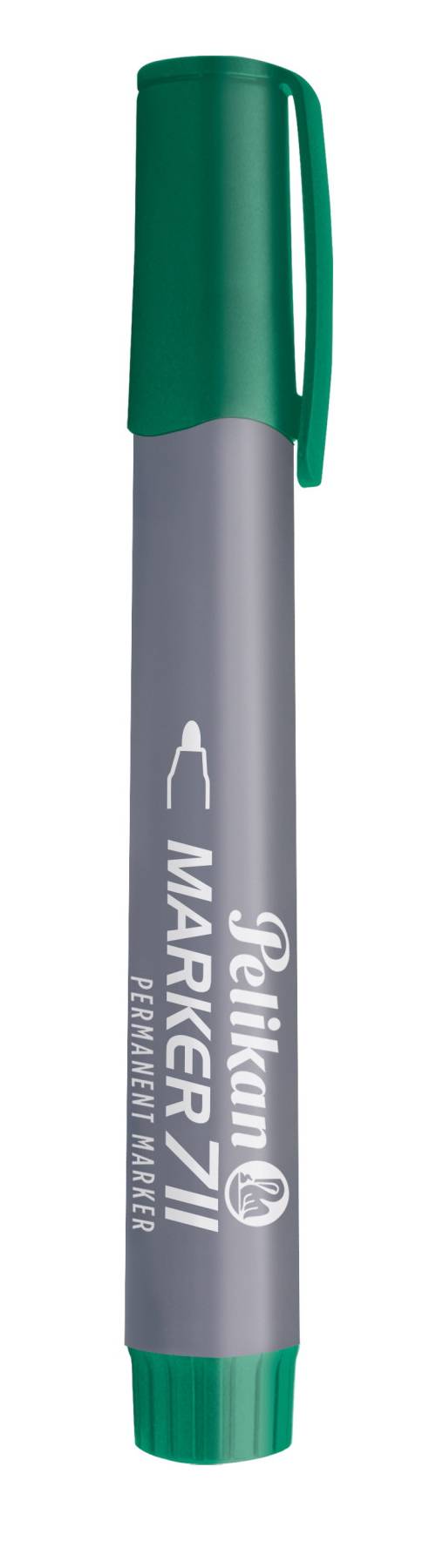 Pelikan 711, Grün, Grün, Grau, Karton, Stoff, Metall, Kunststoff, Holz, 10 Stück(e), Box