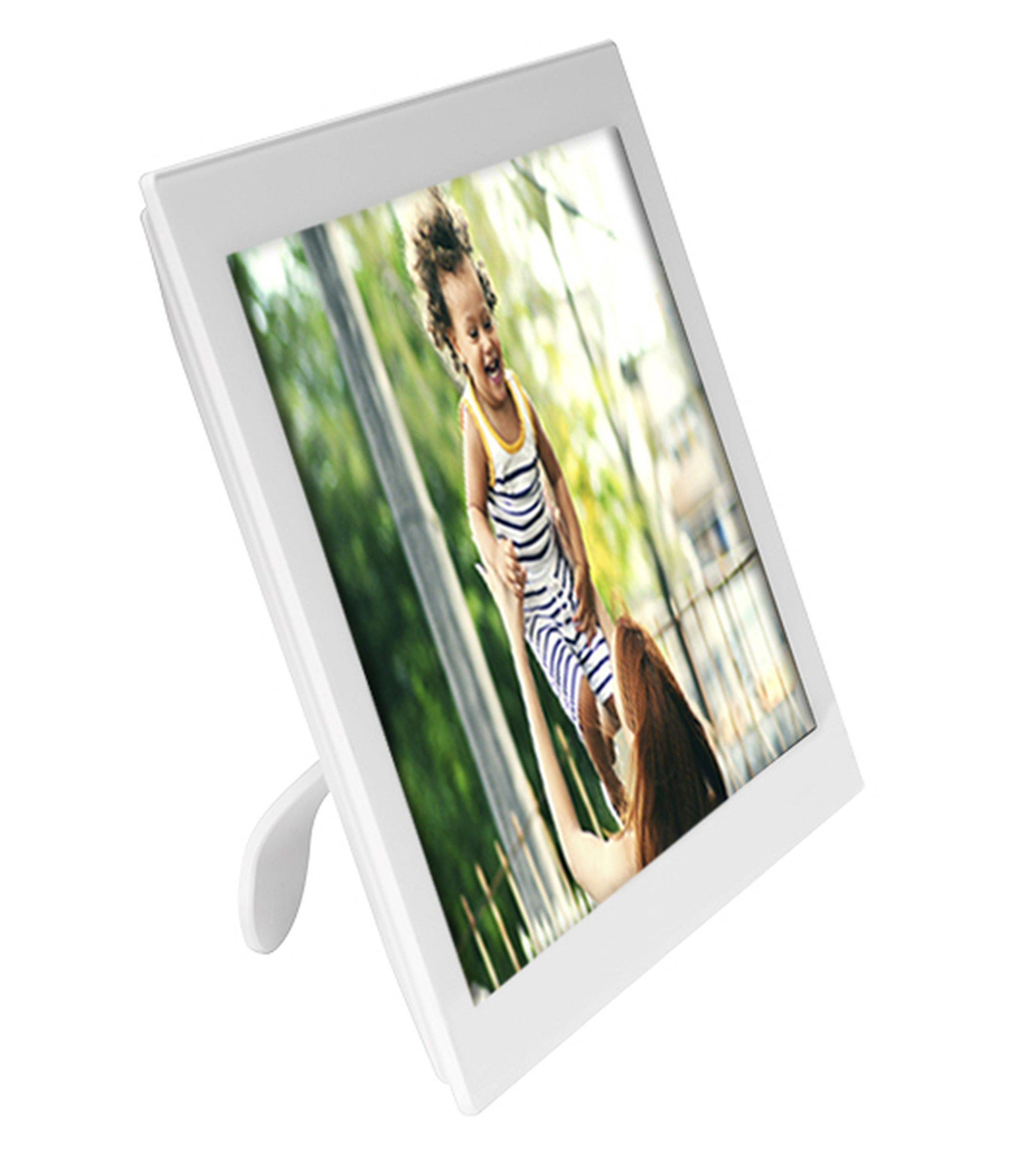 Digitaler Bilderrahmen zur Bildübtragung per WLAN vom Handy 10,1 Zoll Denver PFF-1037 WHITE