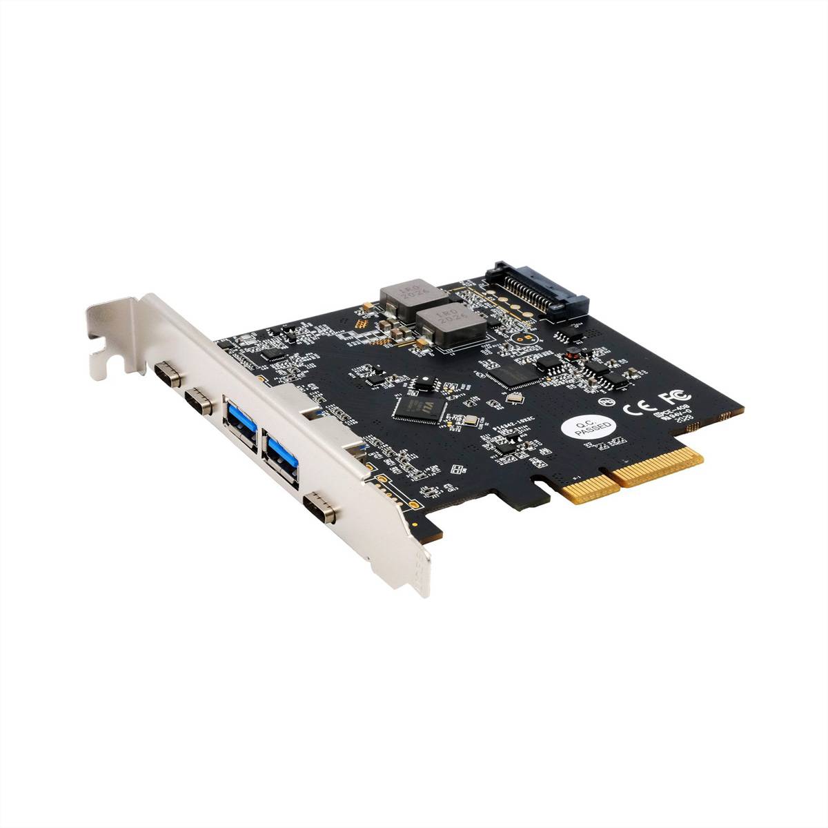 EXSYS EX-12007, PCIe, USB 3.2 Gen 2 (3.1 Gen 2)