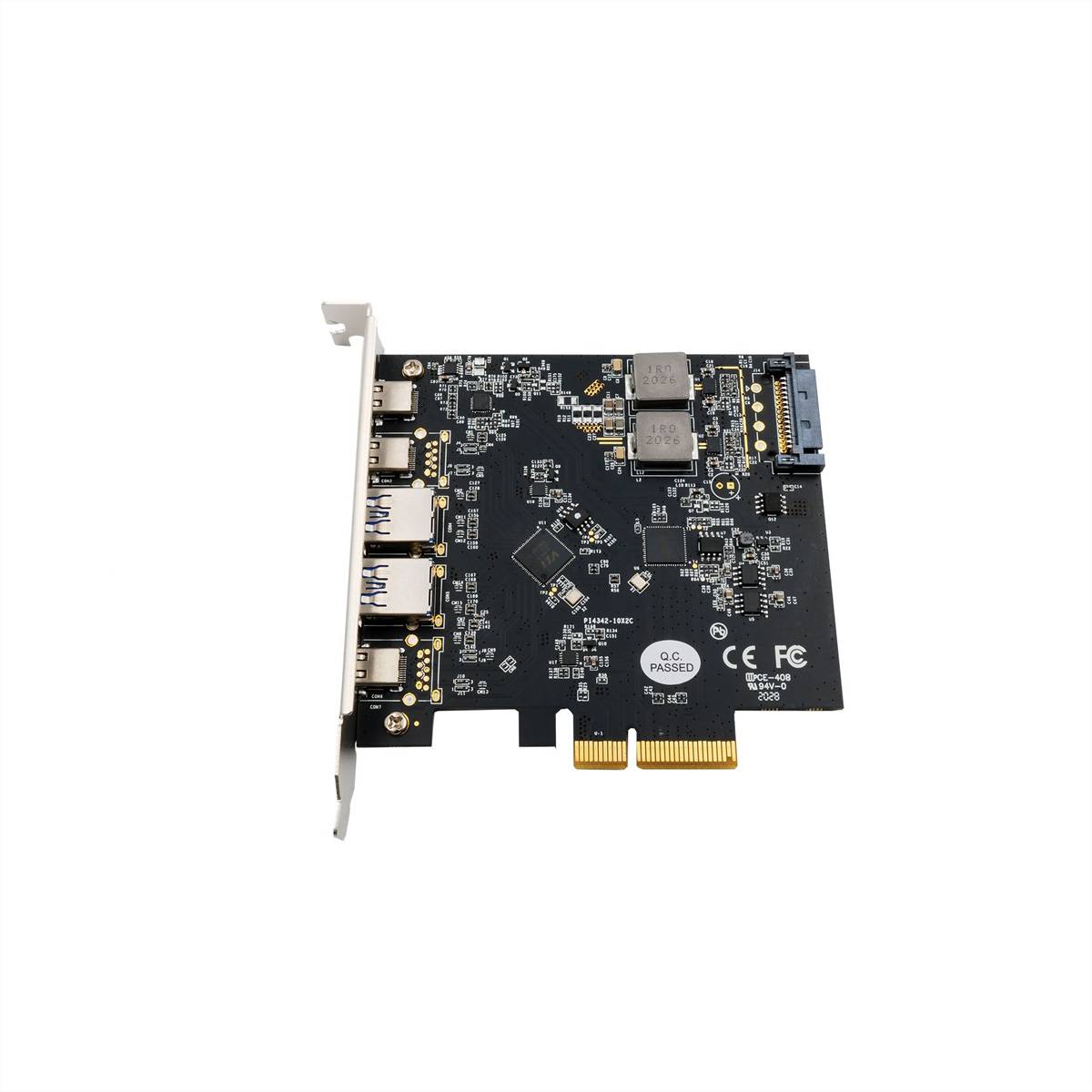 EXSYS EX-12007 5 Port USB 3.2 Gen2 PCIe Karte 2x USB-A und 3x USB-C