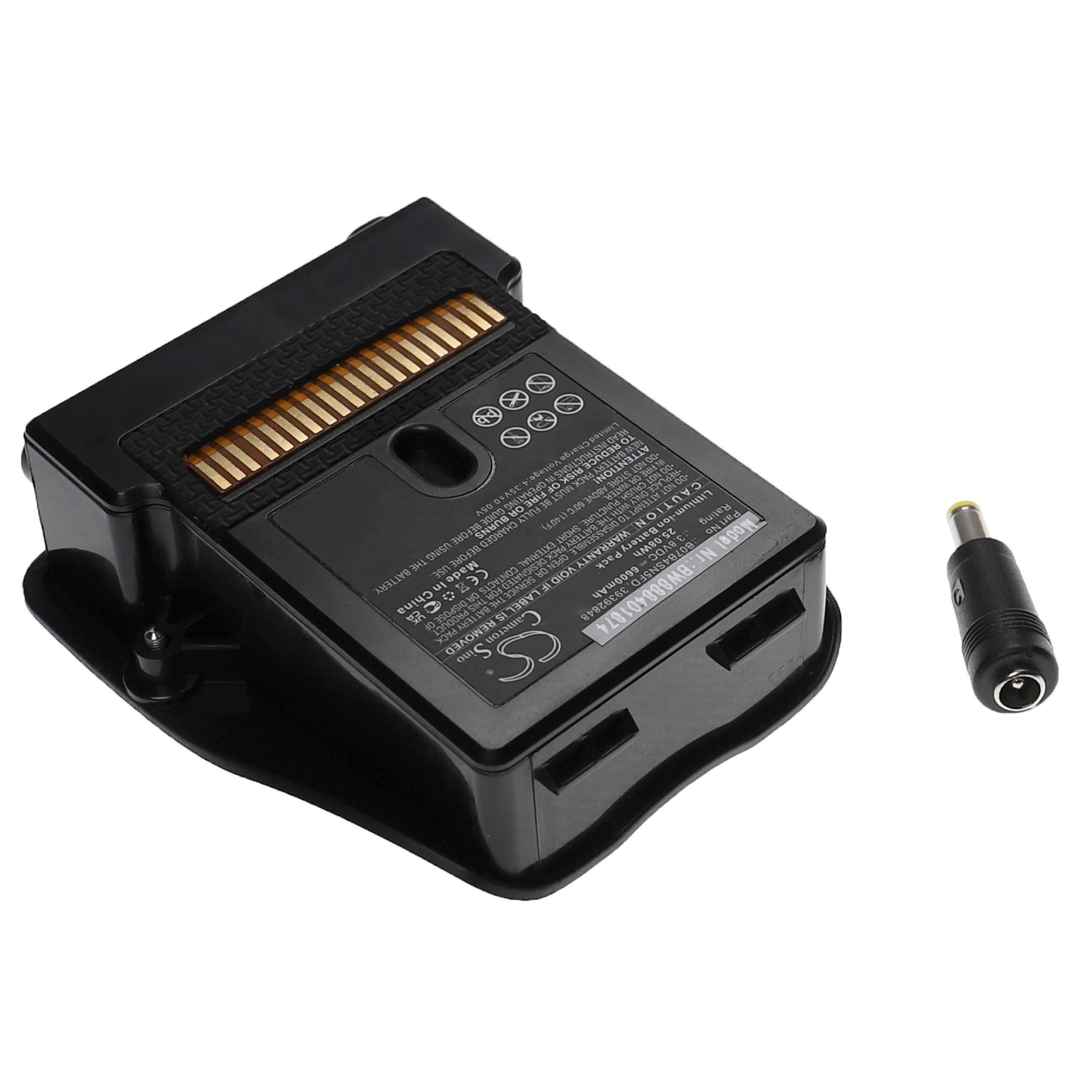 vhbw Akku Ersatz für Trimble 39392848, B07B4SN5FD für Messgerät (6600mAh, 3,8V, Li-Ion)