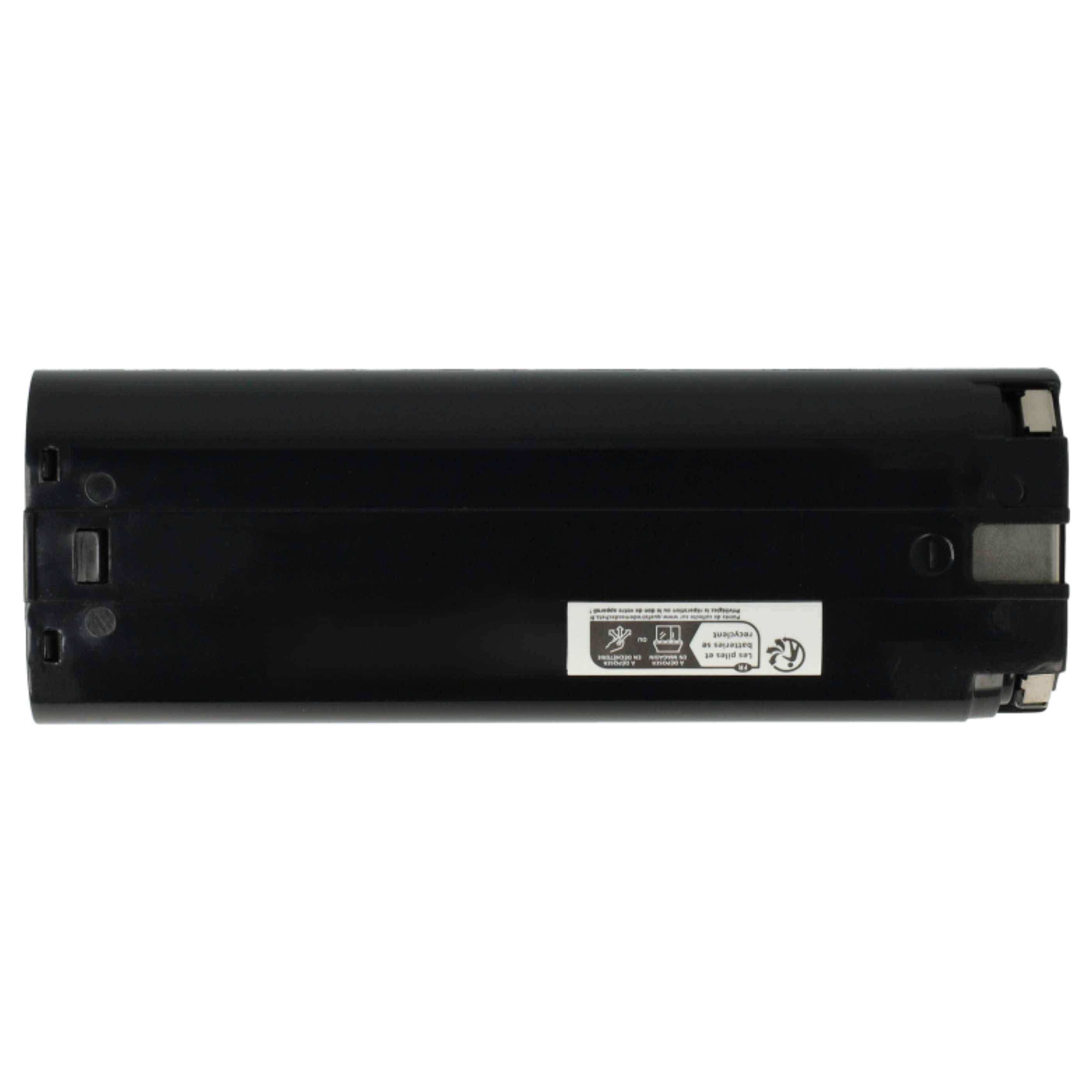 vhbw 3x Akku Ersatz für Makita 632003-2, 632002-4, 7000, 191679-9, 192695-4, 192532-2, 7033, 7002 für Werkzeug (3000 mAh, NiMH, 7,2 V)