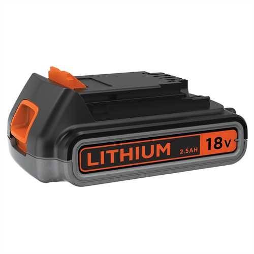 Black & Decker BL2518, Batterie/Akku, Lithium-Ion (Li-Ion), 2,5 Ah, 18 V, Black & Decker, Schwarz, Orange