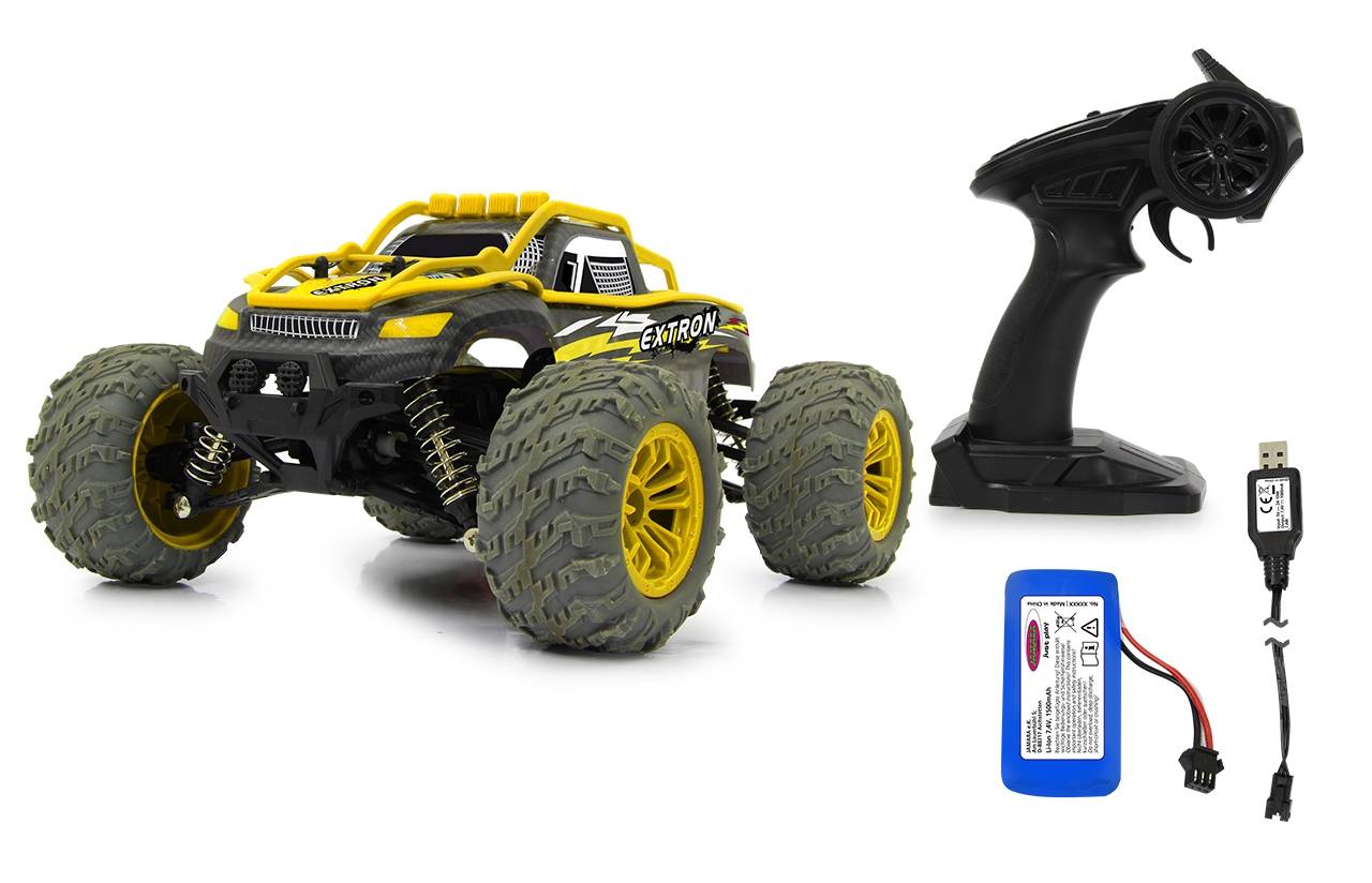 Jamara Extron, Auto, Elektromotor, 1:14, Fahrbereit (RTD), Schwarz, Gelb, Kunststoff