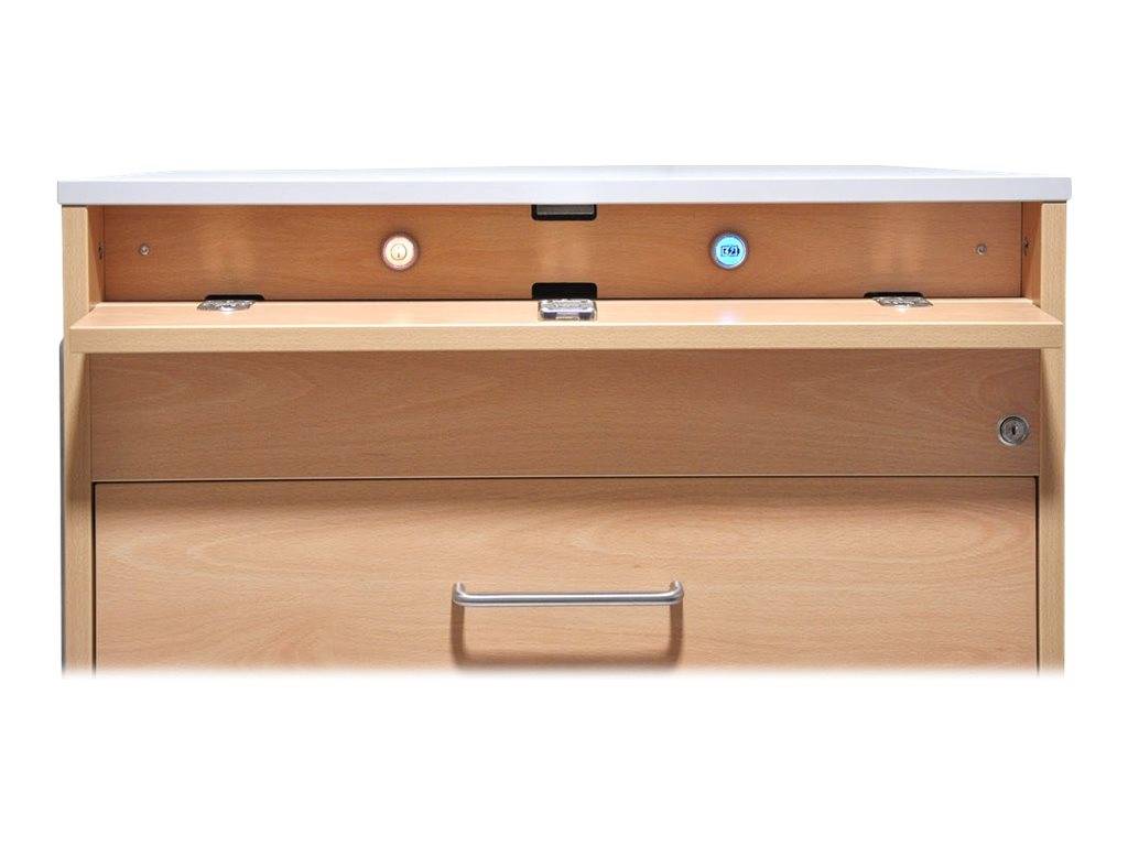 MEDIUM - ALSO EduCenter 30 - Wagen (nur Laden) - für 30 Notebooks - verriegelbar - Holz - Bildschirmgröße: bis zu 43,9 c