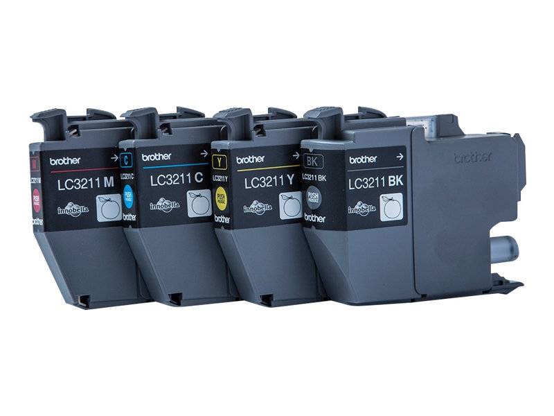 Brother LC3211 Value Pack - 4er-Pack - Schwarz, Gelb, Cyan, Magenta