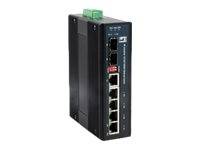 LevelOne IES-0600 - Switch - unmanaged - 4 x 10/100 + 1 x Gigabit SFP + 1 x Kombi-Gigabit-SFP