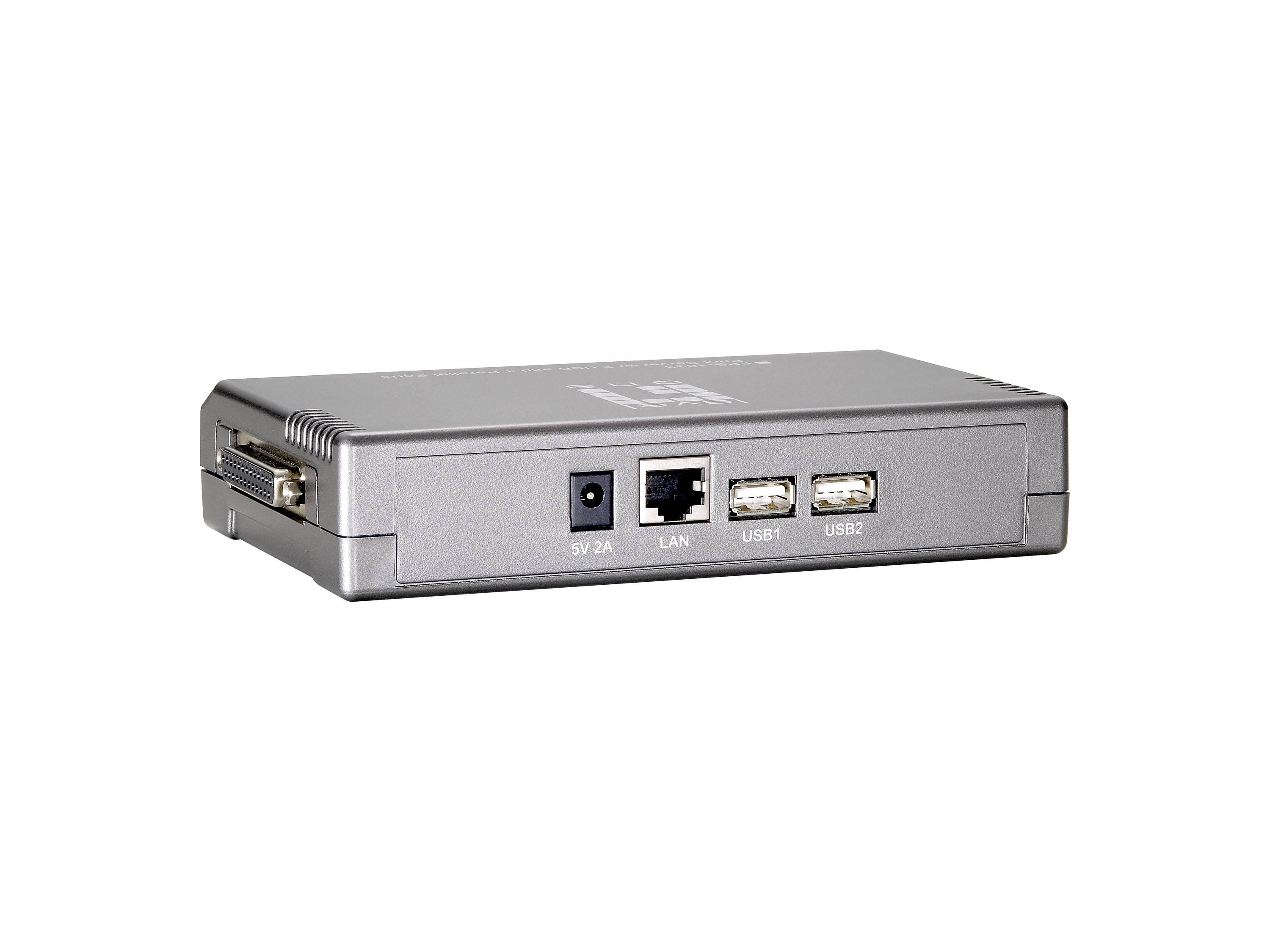 LevelOne FPS-1033 - Druckserver - USB 2.0/parallel