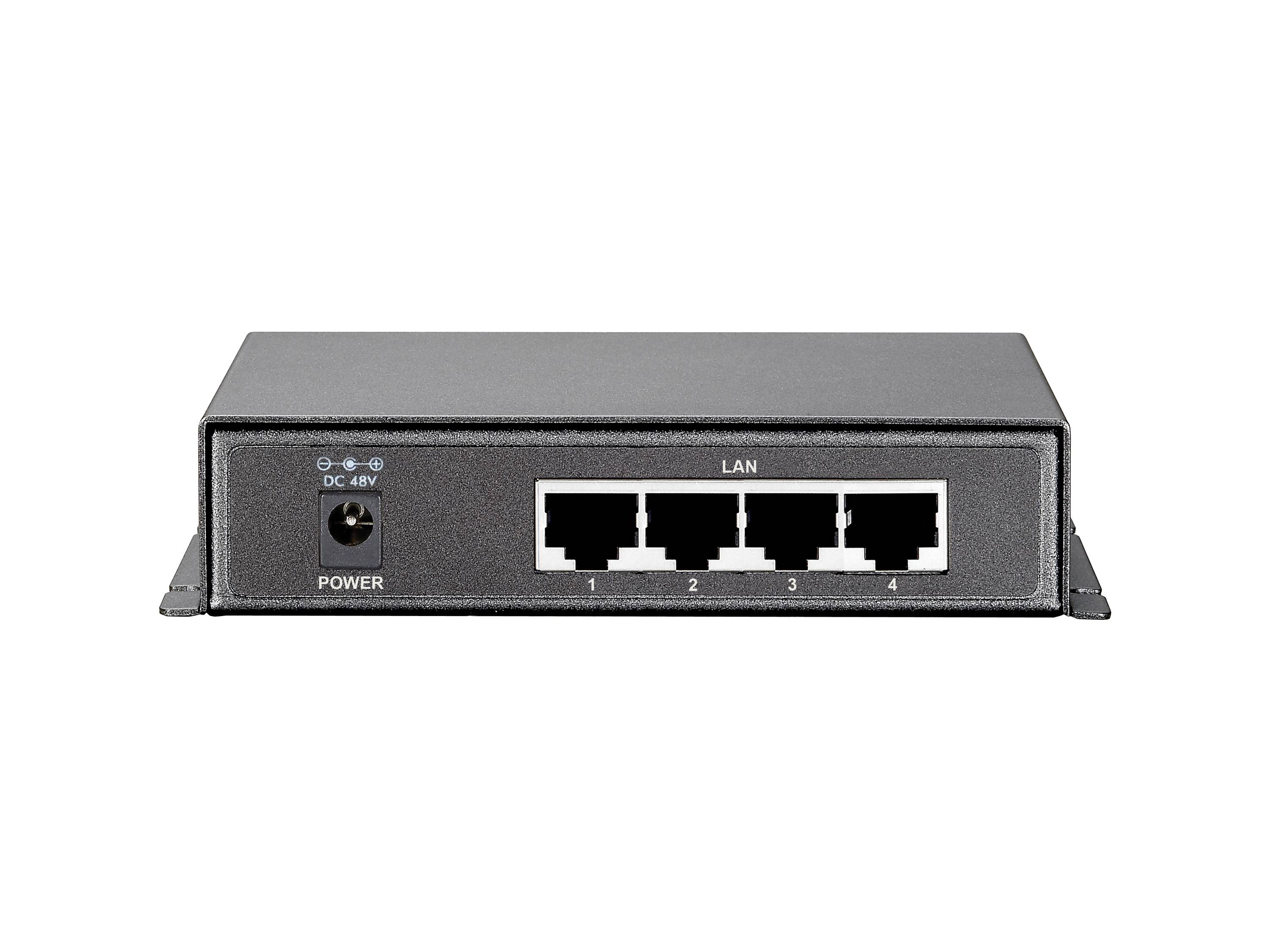 LevelOne GEP-0520 - Switch - 4 x 10/100/1000 (PoE)