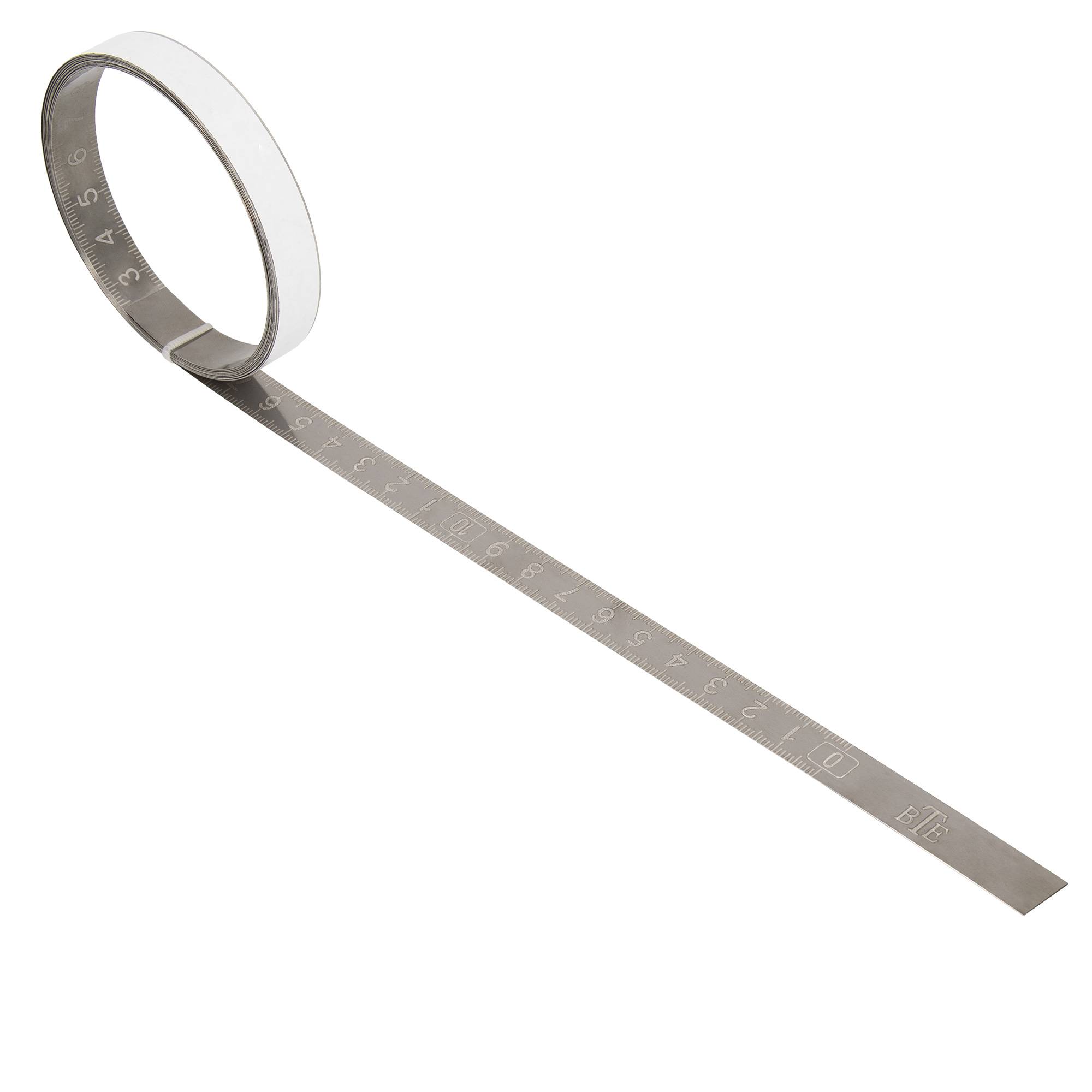 SCHMIDT systemprofile Maßband 2m Links-Rechts Skala Edelstahl Skalenbandmaß selbstklebend Bandmaß