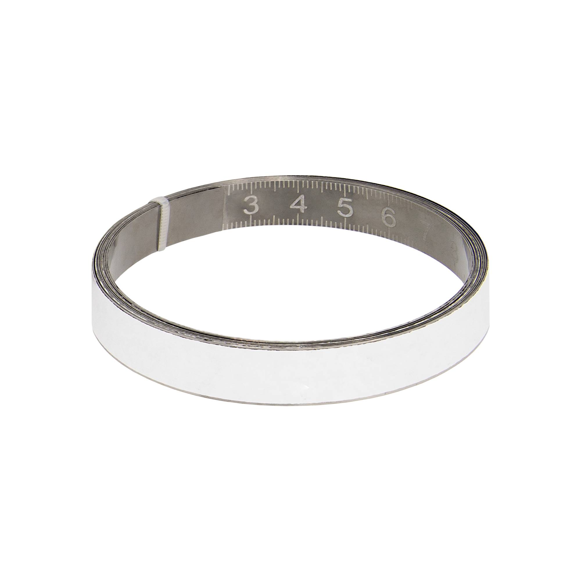 SCHMIDT systemprofile Maßband 2m Links-Rechts Skala Edelstahl Skalenbandmaß selbstklebend Bandmaß