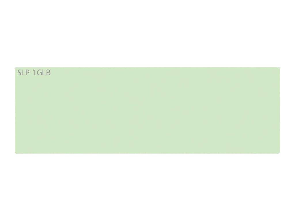 Hellgrünes rechteckiges Panel mit der Bezeichnung „SLP-1GLB