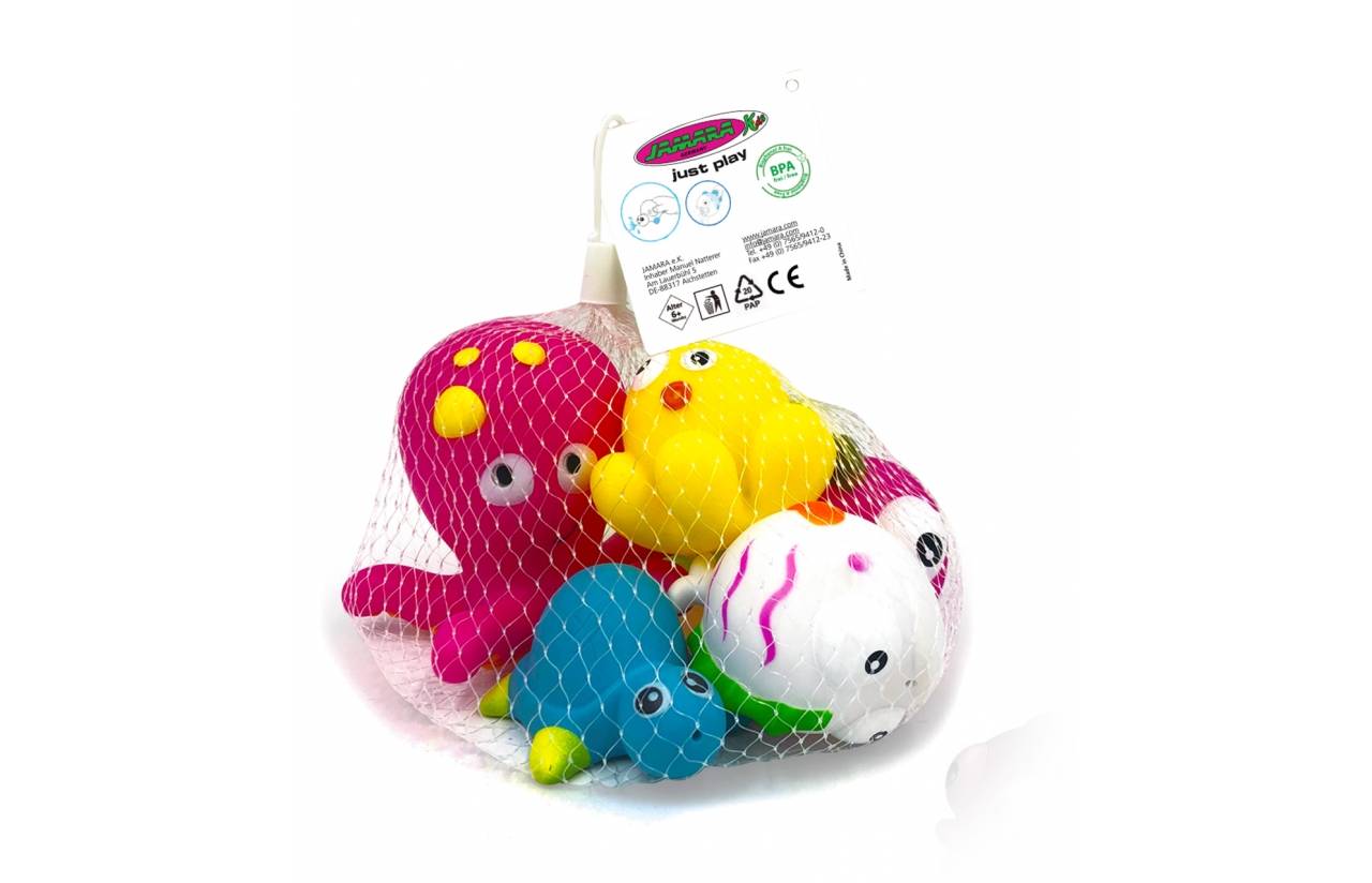 Jamara Marine creatures, Badespielzeug, Junge/Mädchen, 0,5 Jahr(e), Gemischte Farben